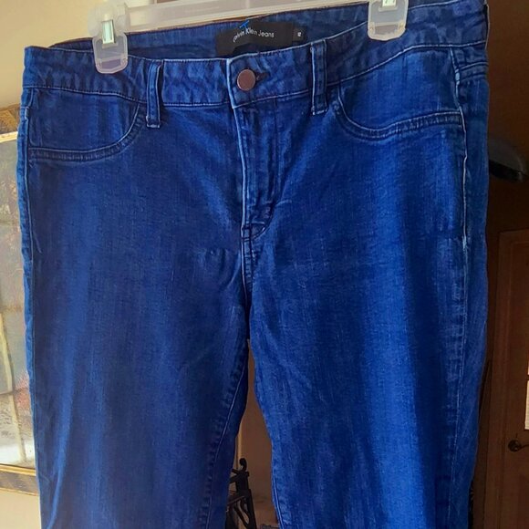 H11 - Calvin Klein 4pockets 99/1 Cotton/spandex Sz12 - Picture 1 of 5